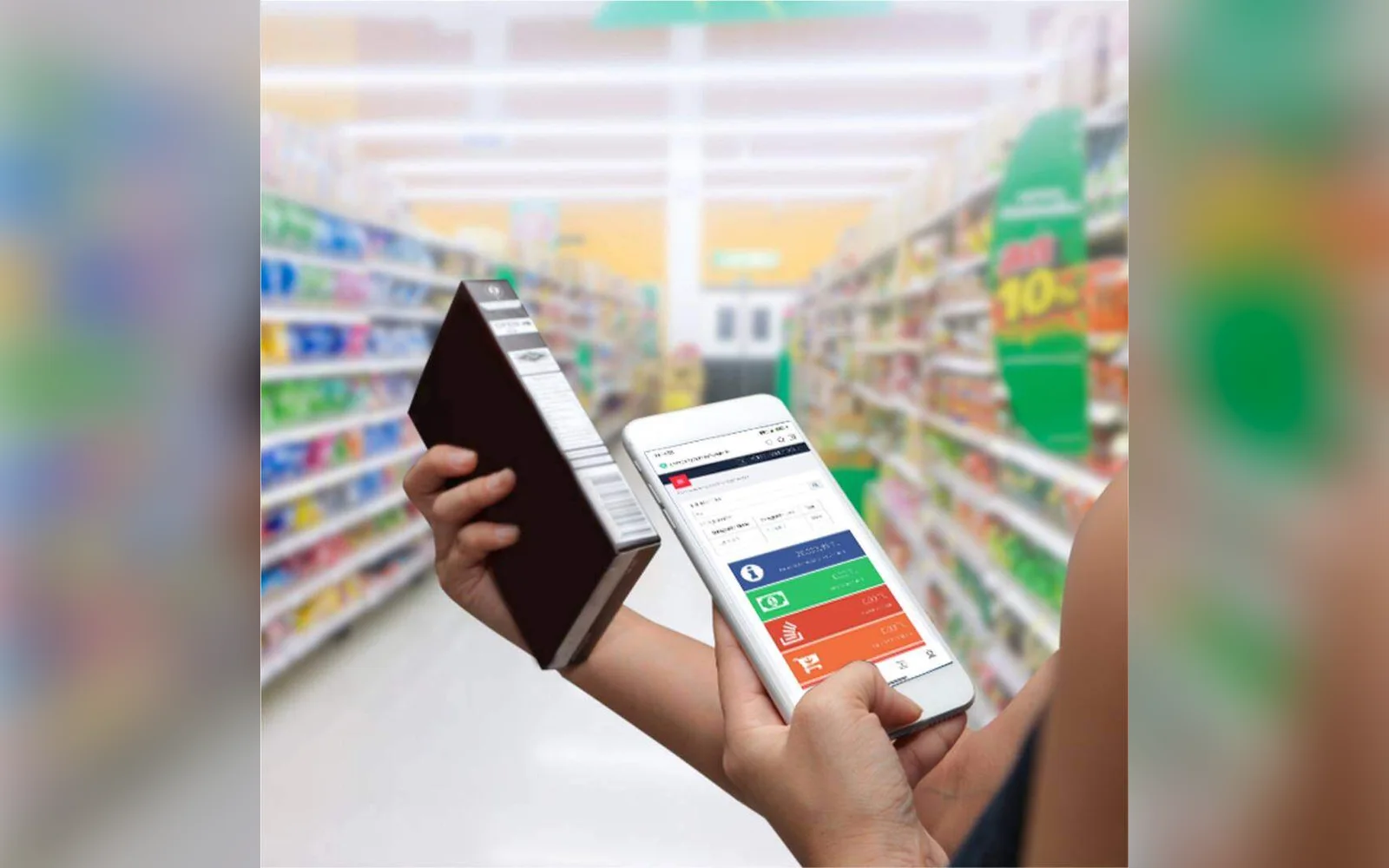 Market reyonunda mobil erişim