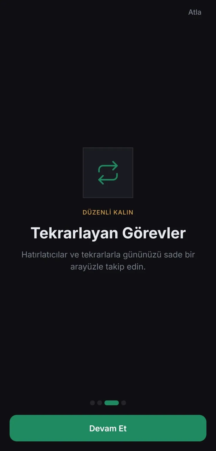Tekrarlayan görevler